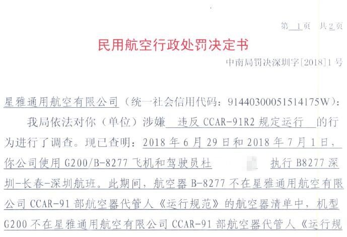 違反規(guī)定運(yùn)行！通航企業(yè)被罰款九千元